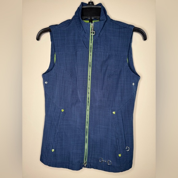Ariat International Fit For A Rider Women’s XS/TP Equestrian Vest Blue Green - Picture 1 of 9